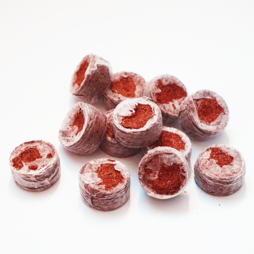 Coir Jiffy Chilli Seed Starting Pellets - Peat Free 30mm, Expanding to 35mm