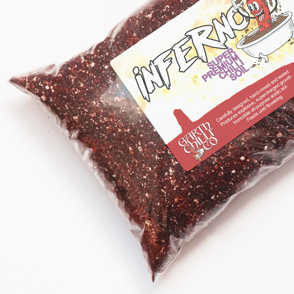 "Inferno" Super-Premium Chilli Soil, Peat-Free Growing Substrate - Stage 2 - Abundant Fruiting